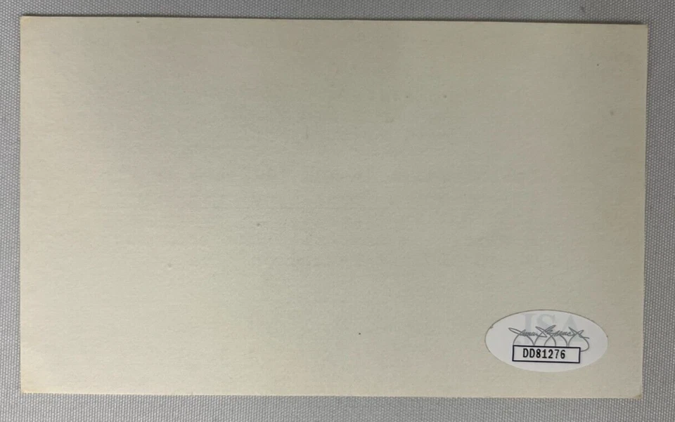 Eddie Hickey Signed Index Card JSA Certified NCAA Creighton Bluejays HOF 1979! - Image 3 of 4