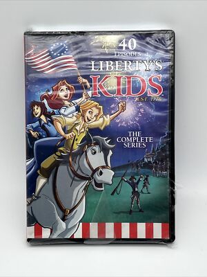 Liberty's Kids DVD The Complete Series 40 Episodes 4 Disc Set New Sealed *READ*