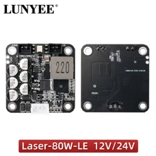 12/24V 80W Blue Laser Driver Board W/ TTL DIY CNC Laser Engraving Machine Module