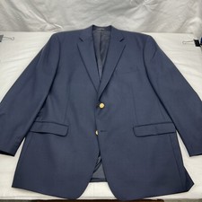 Lauren Ralph Lauren Navy Blue 100 Wool Blazer - Size 46 Regular