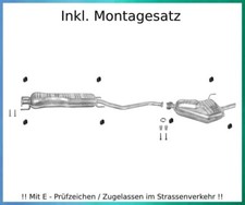 Auspuffanlage für Opel Vectra B 1.8 2.0 2.2  Auspuff Montagesatz
