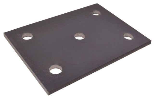 Fußplatte Eisenplatte Ankerplatte Bodenplatte Anschweißplatte Stahl 140x 100x6mm