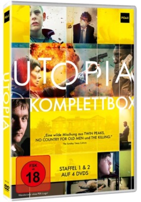 Utopia - Komplettbox * DVD dystopische Thriller-Serie mit Kultstatus * Pidax