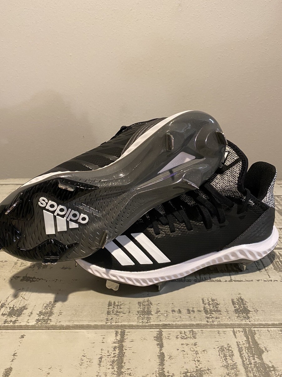 ADIDAS Icon Bounce Molded Baseball Softball Cleats Black Gray Nwt adidas Icon 8 MD Baseball Cleat IG9589 main image 3