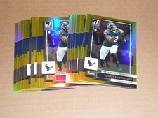 2022 Panini Donruss GOLD PREMIUM STOCK LOT OF 24 JONATHAN GREENARD TEXANS #43