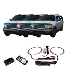 Rgb Multi Color Bluetooth Headlight Halo Kit For Ford Expedition 97-02 Rgb Multi Color Bluetooth Headlight Halo Kit For Ford Expedition 97-02