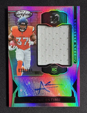 2024 Panini Certified Freshman Fabric Mirror Signatures Pink Audric Estime /299 