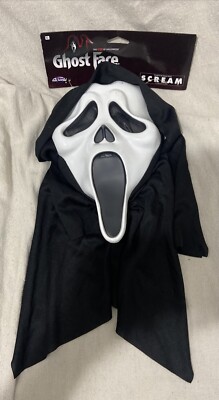 Scream Ghost Face Mask Easter Unlimited Fun World 1997 VINTAGE NWT