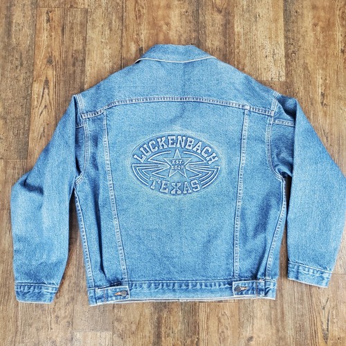 TYCA Luckenbach Texas Denim Jean Jacket 
