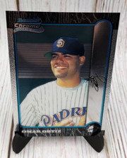 1999 Bowman Chrome OMAR ORTIZ Rookie Card RC #437 SAN DIEGO PADRES