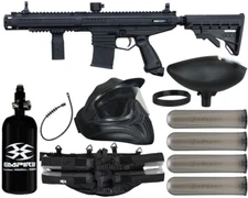 NEW Tippmann Stormer Elite Dual Fed Legendary Paintball Gun Package Kit - Black