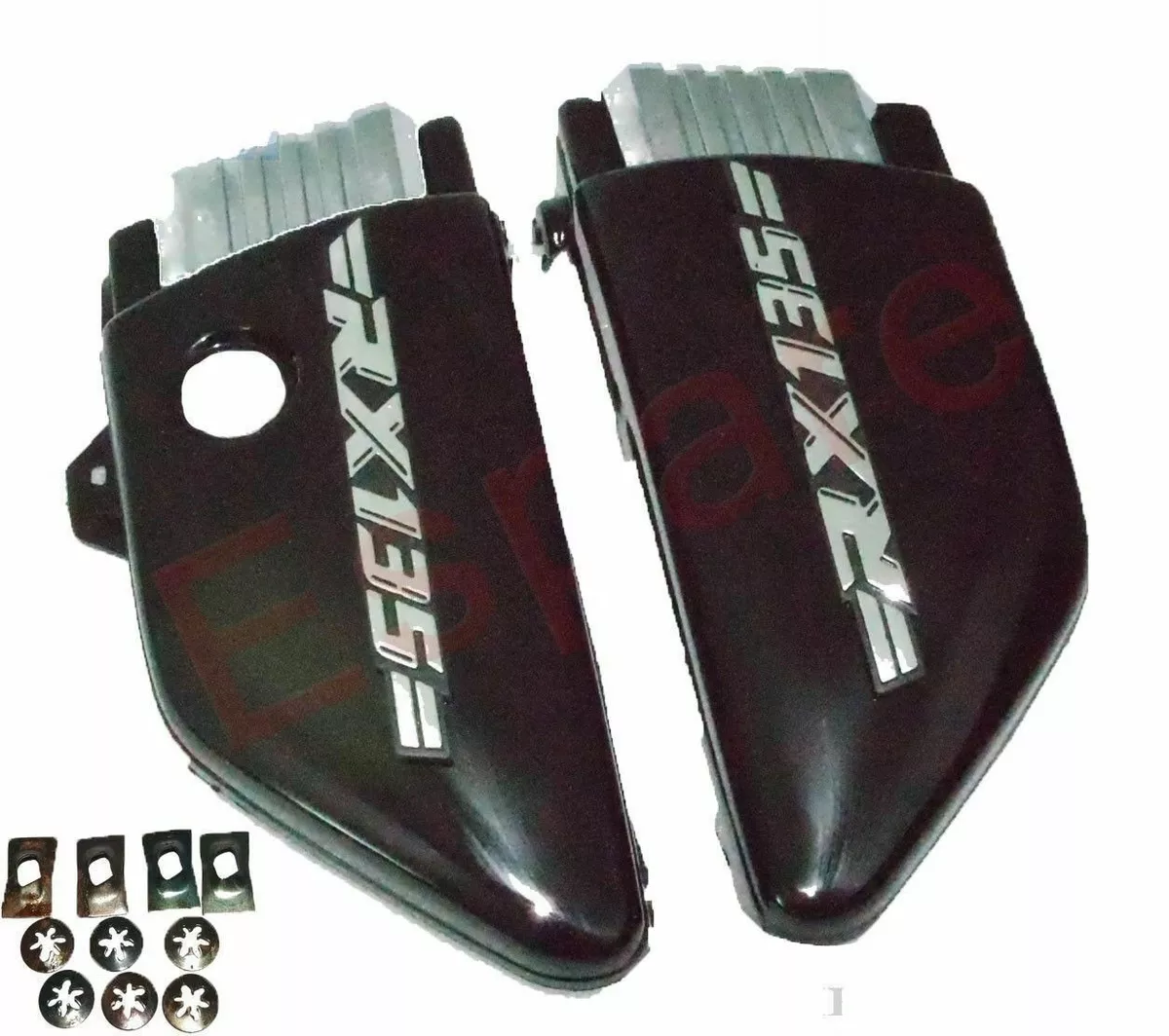 Yamaha RX135 Side Panel Set Black Plastic Made For RX 135 cc Bikes ECs