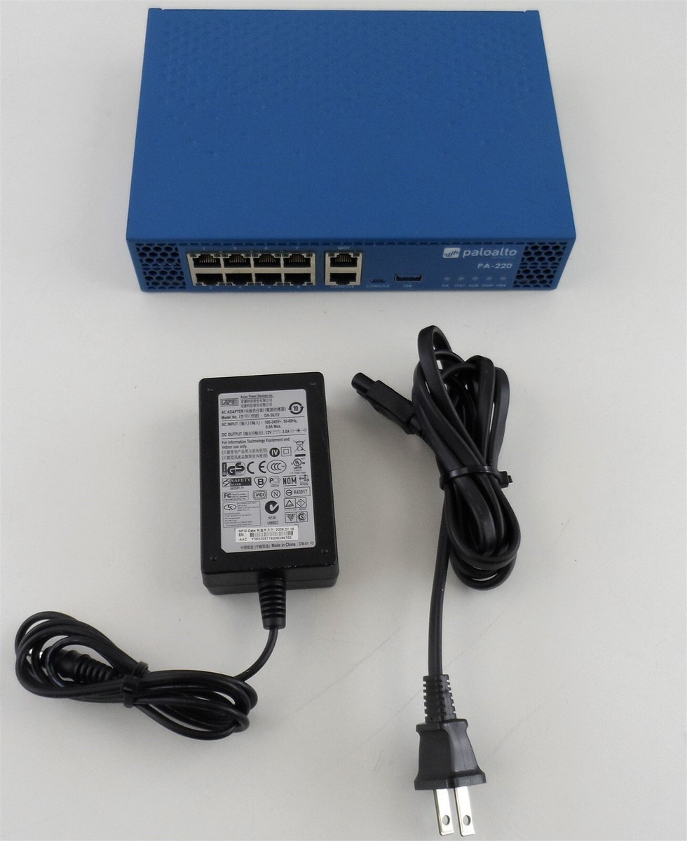Palo Alto Networks PA-220 Firewall Appliance with 1x Power Palo Alto Networks PA-220 Firewall Appliance with 1x Power