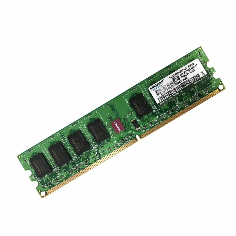 2GB DDR2 PC2-8500 1066MHz 1000MHz 240Pin DIMM OC Desktop Memory For Kingmax BT - Image 3 of 4