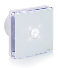 STERR - Ventilatore da bagno con illuminazione a LED e sensore di movimento PIR