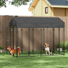 Heavy XL Large Outdoor Dog Kennel Dog Run Fencing Kennel Cage Safe Secure Crate