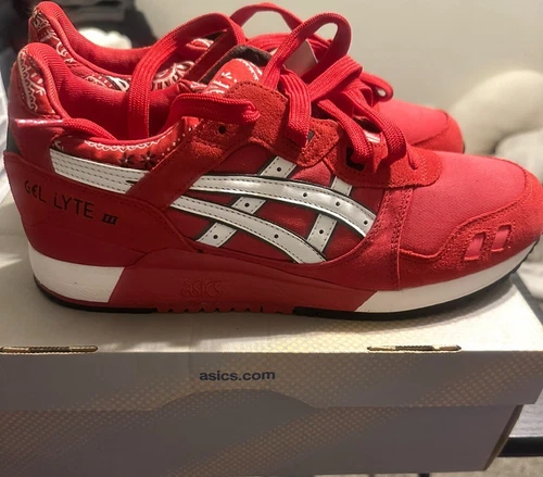 ASICS Gel Lyte 3 Red Bandana - Size 11 Men’s  New In Box