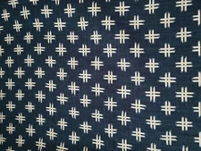 Japanese indigo dyeing fabric 110㎝×240㎝ (42"×94") Japan blue cotton 100%
