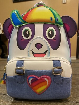 Loungefly Lisa Frank Painting Panda Mini Bagpack & Stickers  display picture 1