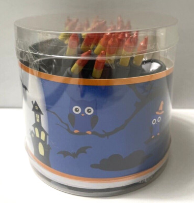 3X 50 MINI CANDY CORN HALLOWEEN STRING LIGHTS 2 tone spooky fun decoration