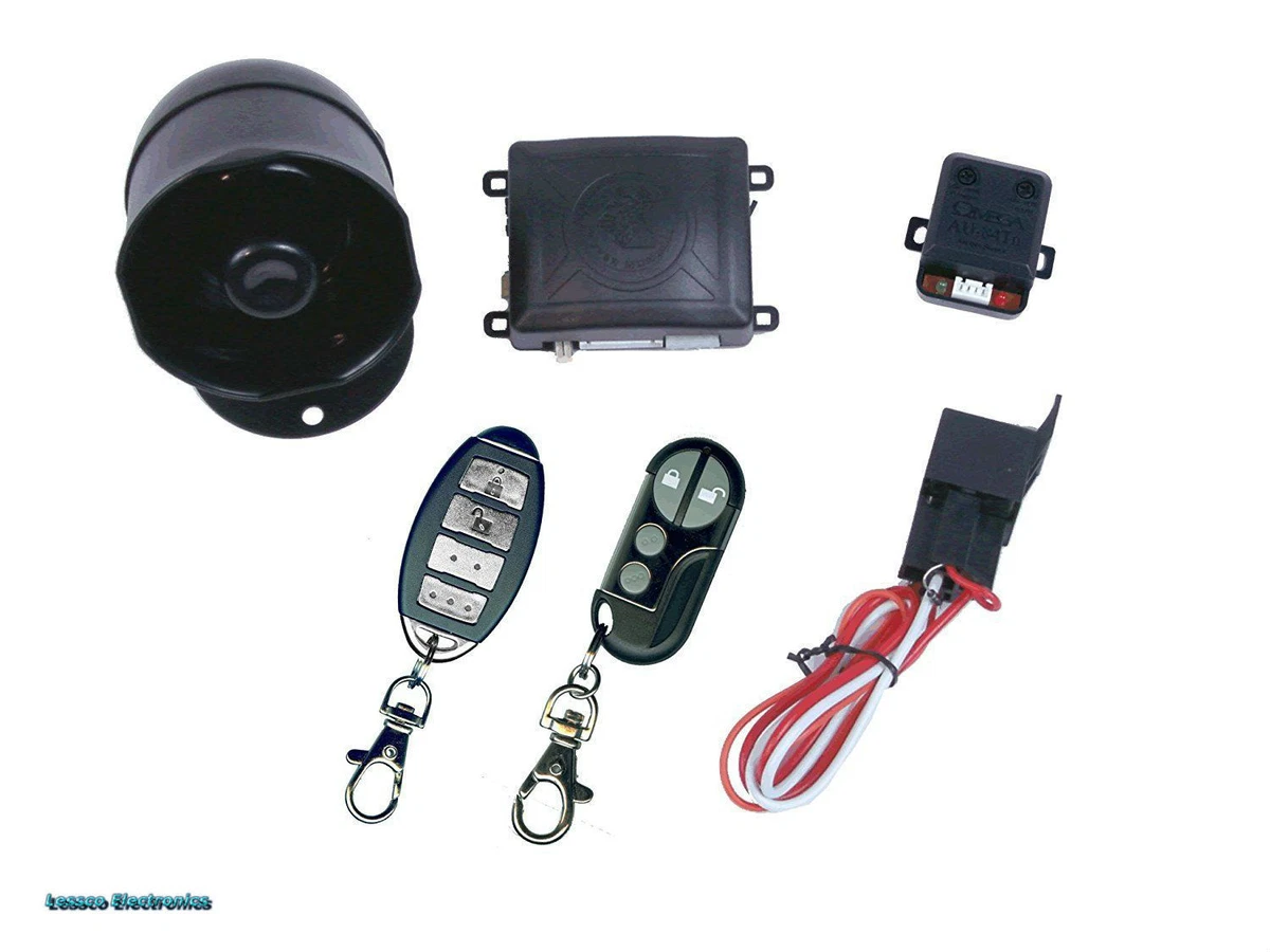 K9 MUNDIALSSX 1 Way Car Alarm Security System with 16 Programmable