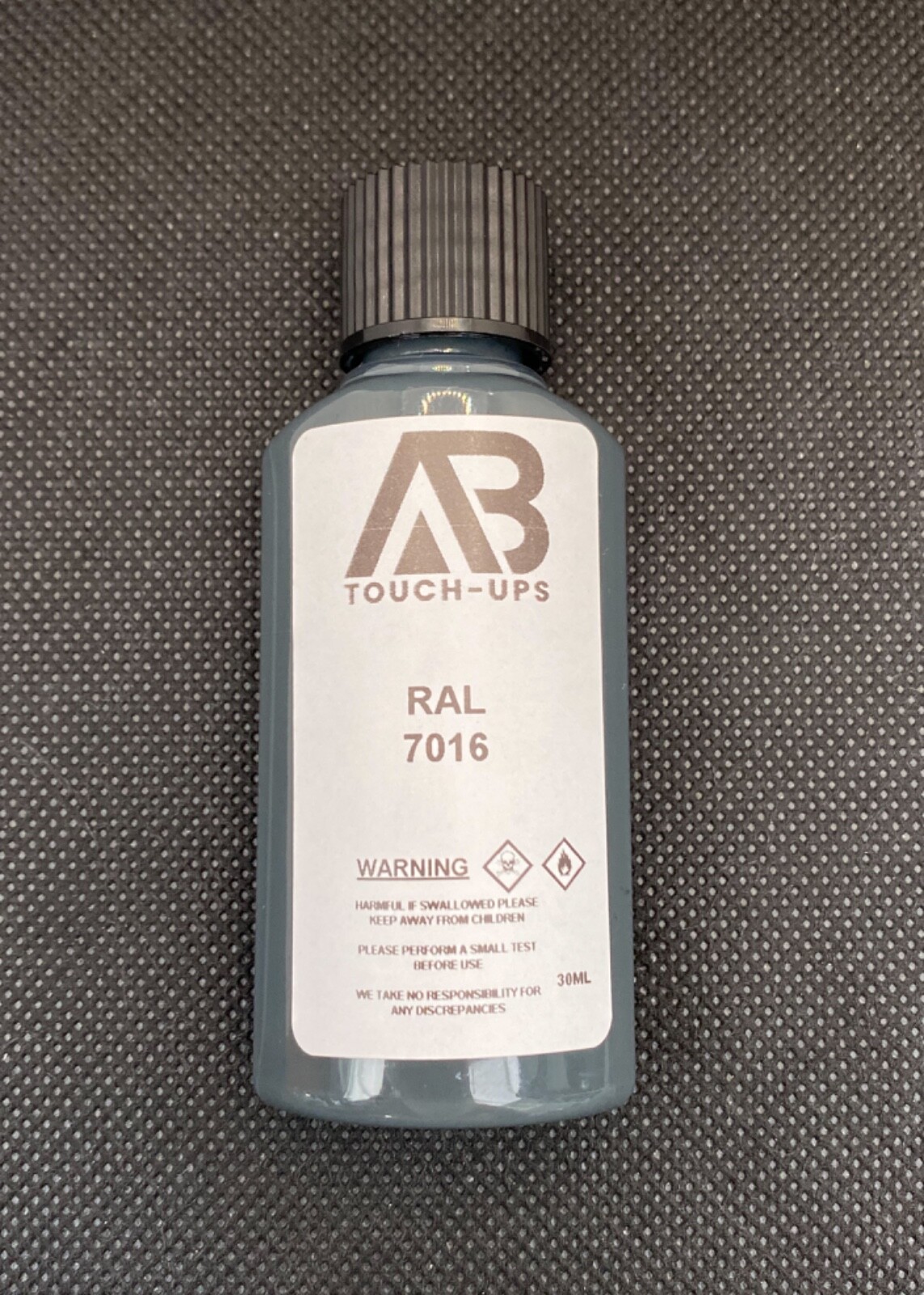 RAL 7016 ANTHRACITE GREY PAINT TOUCH UP BOTTLE/BRUSH UPVC WINDOW DOOR