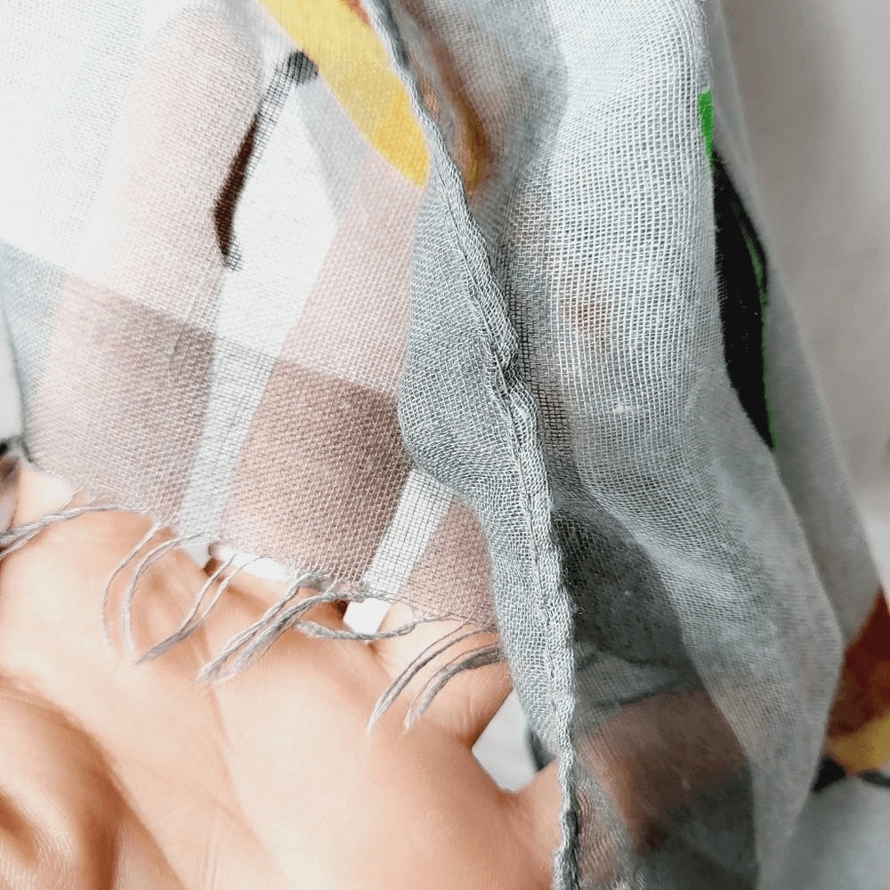 Bird patterned  scarf - image 7