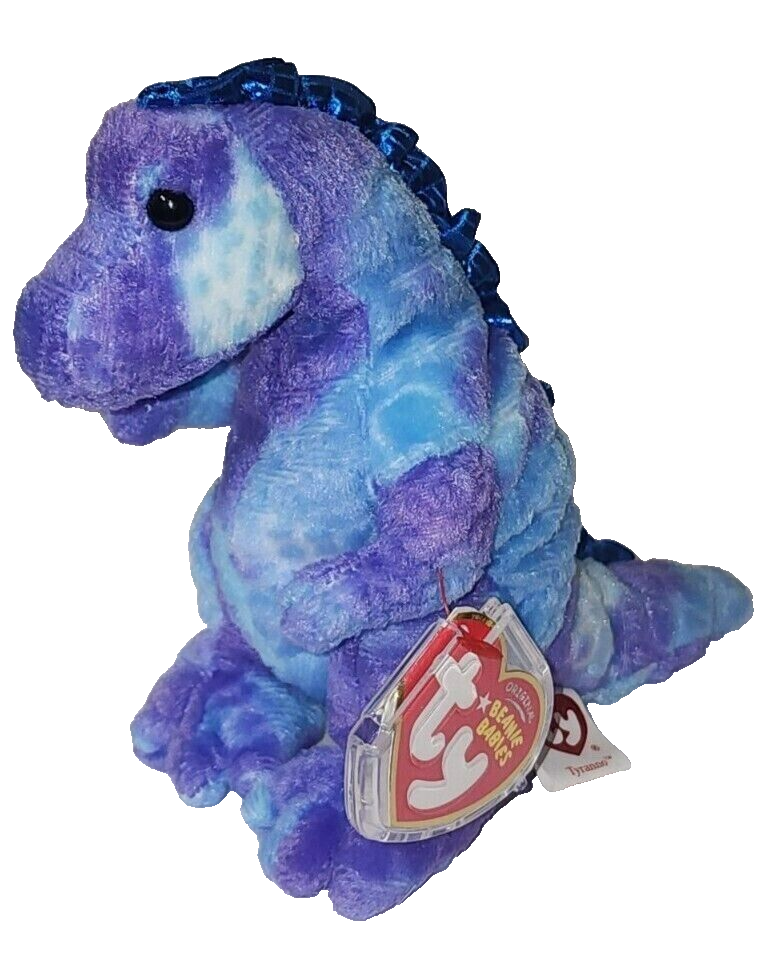 Ty Beanie Baby TYRANNO Tyrannosaurus Rex Dinosaur MWMTs Plush