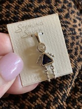 Sterling Silver Girl Child Birthstone Blue Sapphire September Charm/Pendant