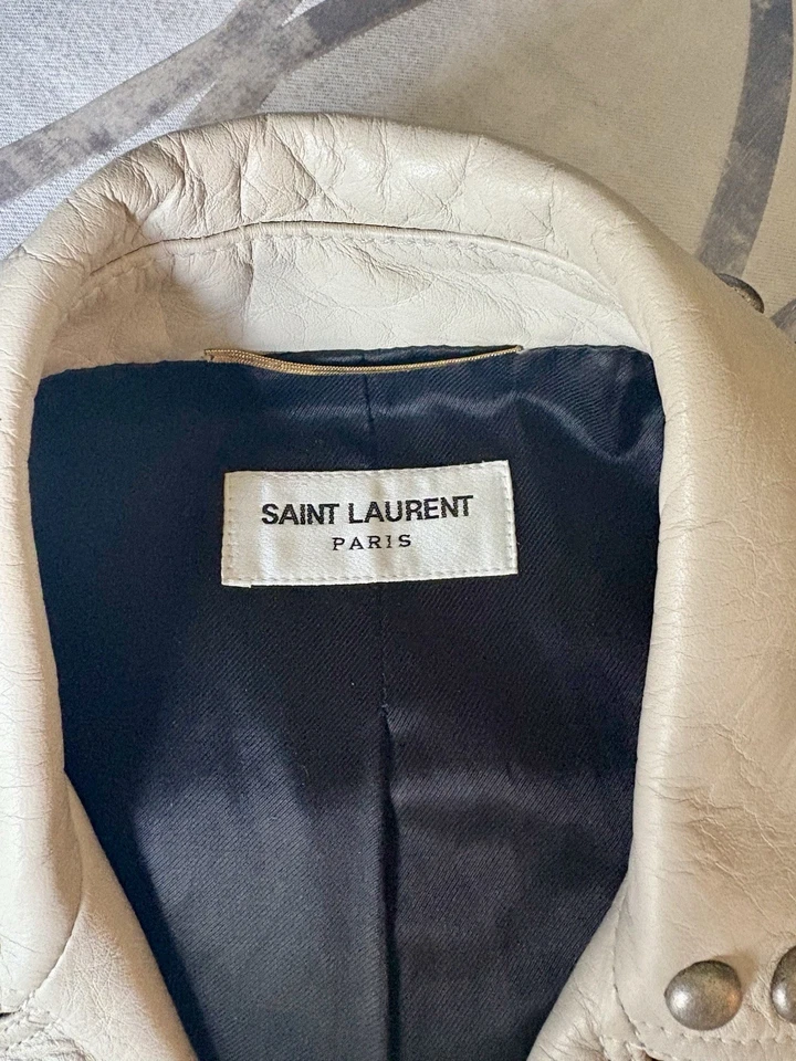 Chaqueta de cuero de motociclista Saint Laurent Foto 4 de 4
