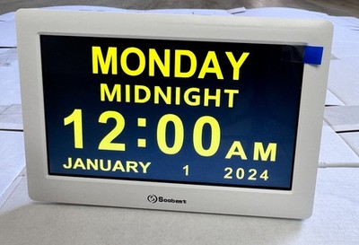 Soobest Digital Dementia Alarm Clock Large Display For Elderly Medication Alarm