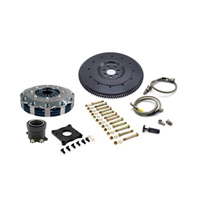 Tilton Mitsubishi EVO 7-9 Evolution Twin Disc Clutch Kit 7.25'' Billet Flywheel 