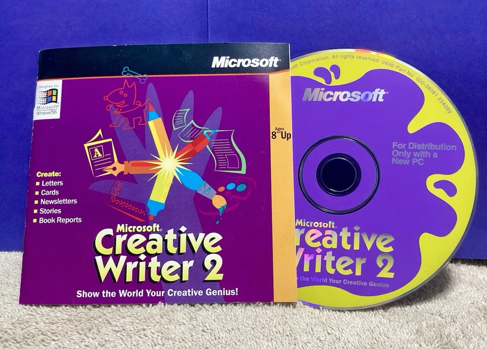 Microsoft Creative Writer 2 CD-ROM Windows Operating Systems - Image 3 of 3