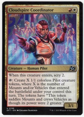 MTG Aetherdrift U Cloudspire Coordinator #0196