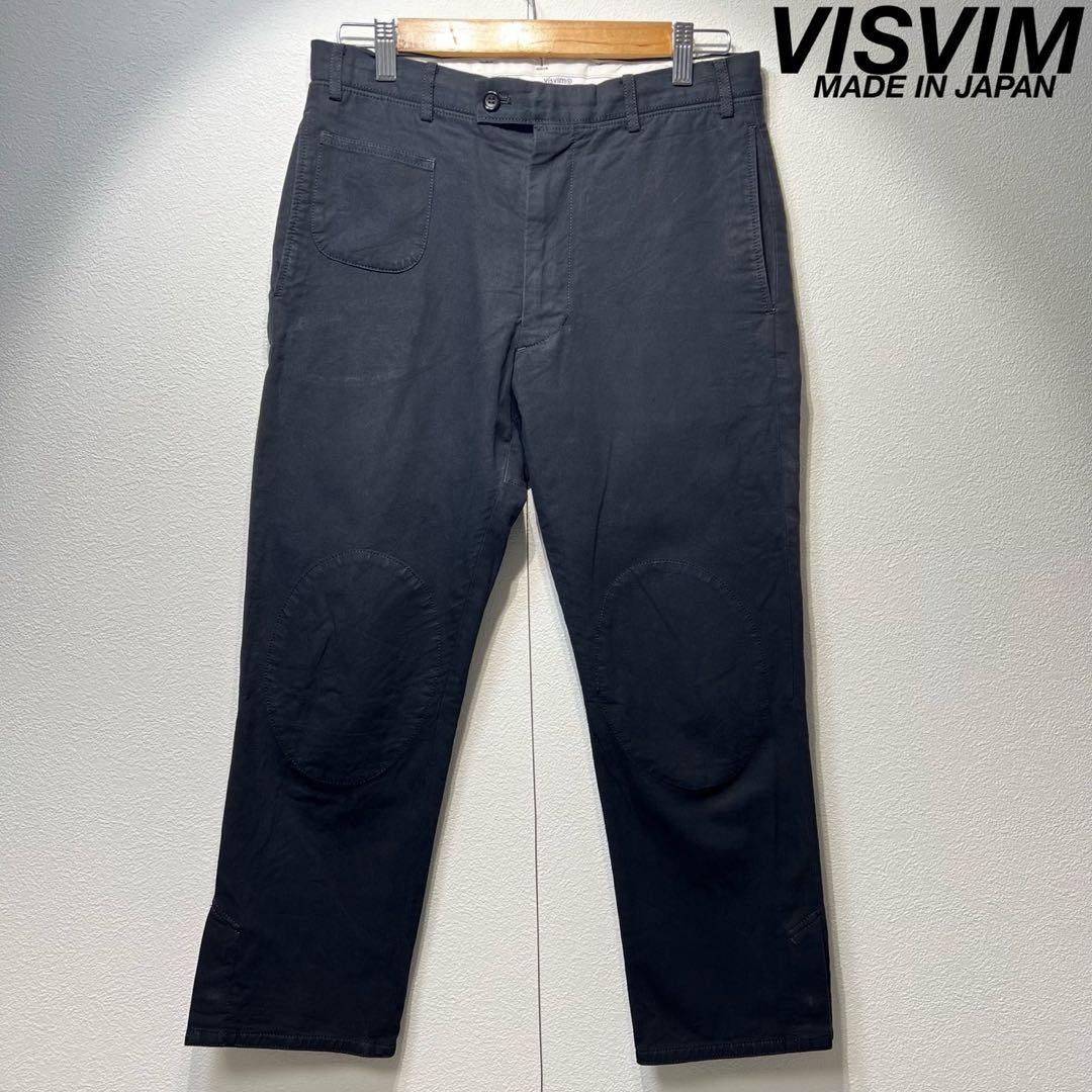 VISVIM Work Pants Cotton Knee Patch Side Slit S R… - image 1