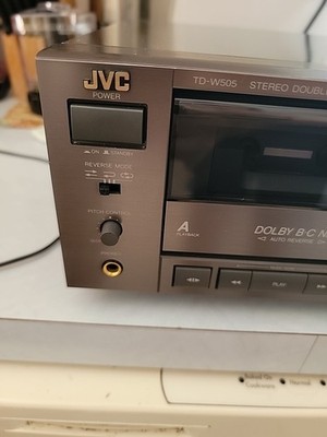 JVC TD-W505 Stereo Cassette Deck Tested Please Read Below For
