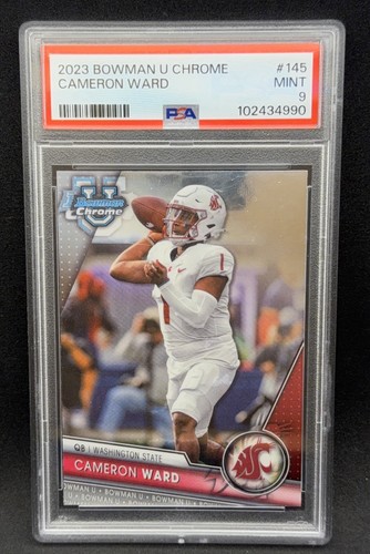 2023 Bowman Chrome University Cameron Ward #145 card