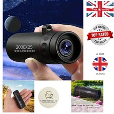 Telescope - Portable 2000X25 HD Monocular for Hiking - Stargazing & Bird