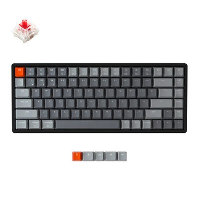 Keychron K2 Wireless Mechanical Keyboard V2 (K2C1, Red Switches, RGB Backlight)