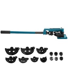 Uimoso 38-1 Pipe Bender Manual Tube Bender Set Bench Bending Machine 7 Dies