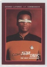 1991 Impel Star Trek 25th Anniversary LeVar Burton Geordi LaForge #112 0q1p