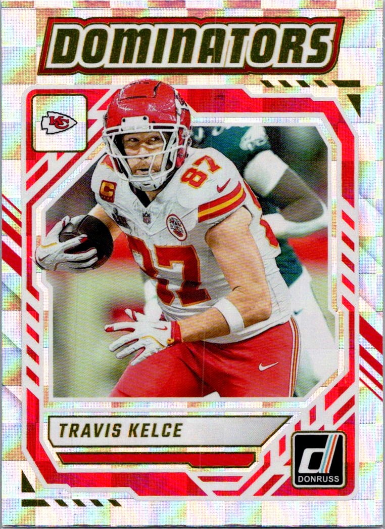 2025 Donruss #DOM-TKE Travis Kelce Dominators