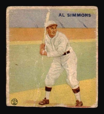 1933 Goudey #35 Al Simmons - PR (Trimmed)