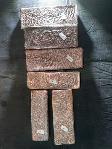 23.352 Pounds/373.632 Ounce/Copper Bar - Hand Poured No Stamps -Ingot ...