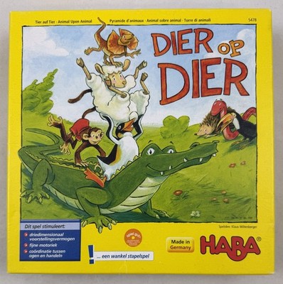 HABA Animal on Animal 5478 Stacking Game Kids Game Skill Game Learning Game