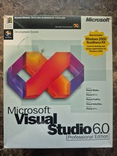 Microsoft Visual Studio 6.0 6 Professional 659-00391 RETAIL Box