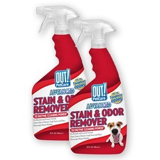 OUT PetCare Pet Odor Stain Remover Spray, 64 Fl Oz Pack of 1 , White