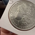 1891 S $1 Morgan Silver Dollar, Uncertified Raw