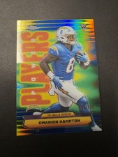 2025 Topps Chrome PP-17 SP Omarion Hampton Rookie Power Players Refractor /150