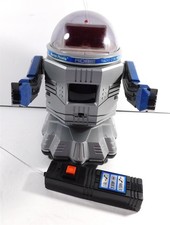 1981 Vintage 9" Robie Robot by Radio Shack, with Remote, Works